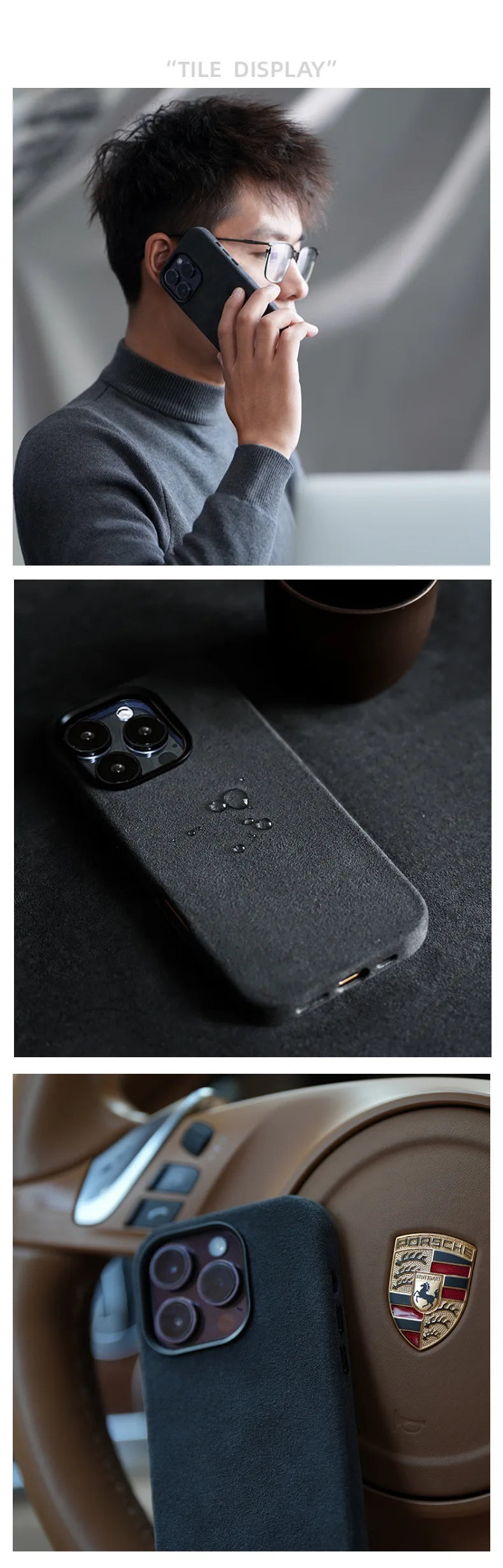 iPhone Alcantara Case
